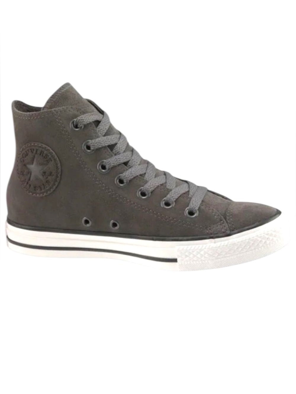 Converse Chuck Taylor All Star Suede High Top Gray Sneakers Women’s 6 Mens 4